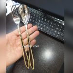 سرویس قاشق چنگال 160 پارچه برگامو مدل 707G - Image 3