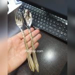 سرویس قاشق چنگال 160 پارچه برگامو مدل 707G - Image 2