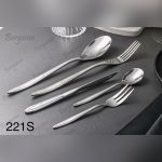 سرویس قاشق چنگال 160 پارچه برگامو مدل 221m - Image 2