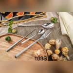 سرویس قاشق چنگال 160 پارچه برگامو مدل 103s