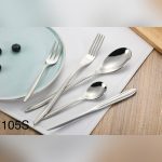 سرویس قاشق چنگال 160 پارچه برگامو مدل 105s