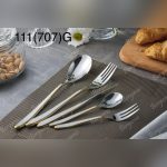سرویس قاشق چنگال 160 پارچه برگامو مدل 707G