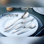 سرویس قاشق چنگال 160 پارچه برگامو مدل 707m