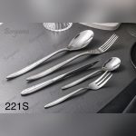 سرویس قاشق چنگال 160 پارچه برگامو مدل 221s - Image 8