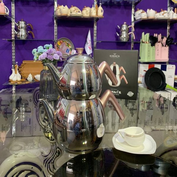کتری و قوری استیل کاراجا مدل مرکور (Merkur) - Image 7