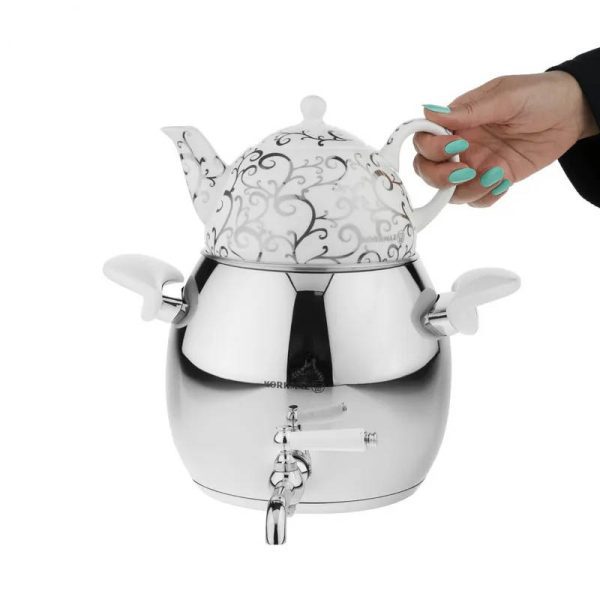 ست کتری و قوری شیردار کرکماز مدل Maxima Diamound کد A020 - Image 3