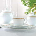 سرویس غذاخوری 102 پارچه چینی زرین ایران سری ایتالیا اف مدل Riva درجه عالی کد 51 - Image 5