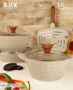 سرویس قابلمه 15 پارچه بی وی کی طرح الیزا - Image 8