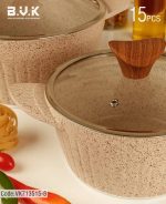 سرویس قابلمه 15 پارچه بی وی کی طرح الیزا - Image 19