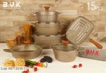 سرویس قابلمه 15 پارچه بی وی کی طرح الیزا - Image 5