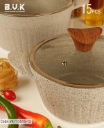 سرویس قابلمه 15 پارچه بی وی کی طرح الیزا - Image 17