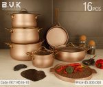 سرویس قابلمه 16 پارچه بی وی کی (دو رو گرانیت) - Image 3