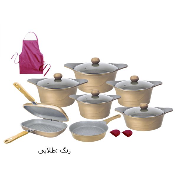 سرویس پخت و پز 16 پارچه ام جی اس مدل KC1613 - Image 7
