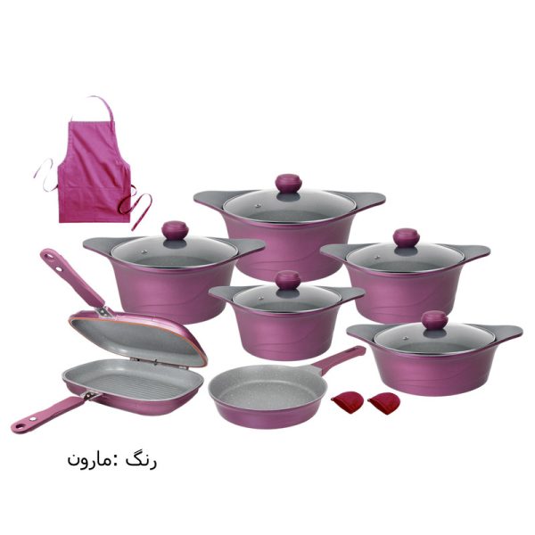 سرویس پخت و پز 16 پارچه ام جی اس مدل KC1613 - Image 9