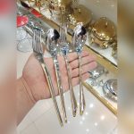 سرویس قاشق چنگال 110 پارچه 24 نفره ویکتوریا مدل 330g + هارد باکس - Image 2