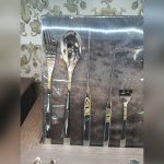سرویس قاشق چنگال 110 پارچه 24 نفره بارونیا مدل 676g + هارد باکس