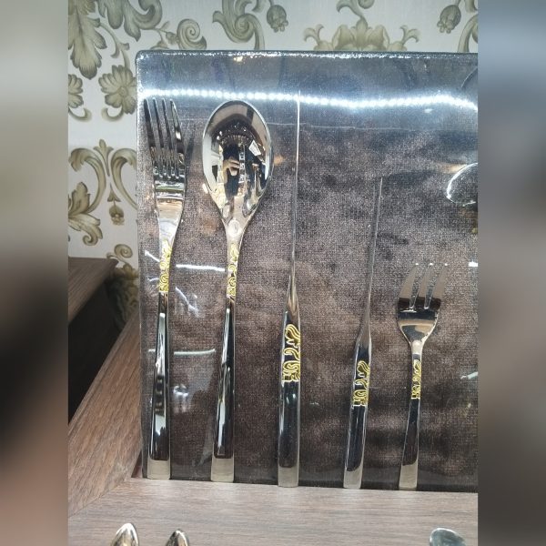 سرویس قاشق چنگال 30 نفره ویکتوریا مدل 676g - Image 2