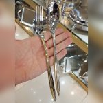 سرویس قاشق چنگال 110 پارچه 24 نفره بارونیا مدل 707g + هارد باکس
