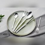 سرویس قاشق چنگال 52 پارچه 12 نفره برگامو مدل 450s
