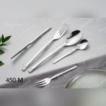 سرویس قاشق چنگال 52 پارچه 12 نفره برگامو مدل 450m