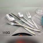 سرویس قاشق چنگال 38 پارچه 6 نفره برگامو مدل 110g