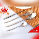 سرویس قاشق چنگال 18 نفره اس جی مدل 309s
