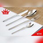 سرویس قاشق چنگال 18 نفره اس جی مدل 454m