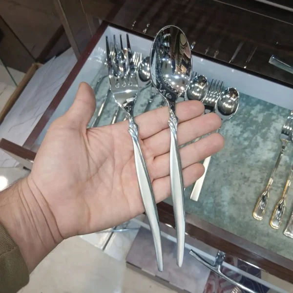 سرویس قاشق چنگال 18 نفره اس جی مدل 249s - Image 3
