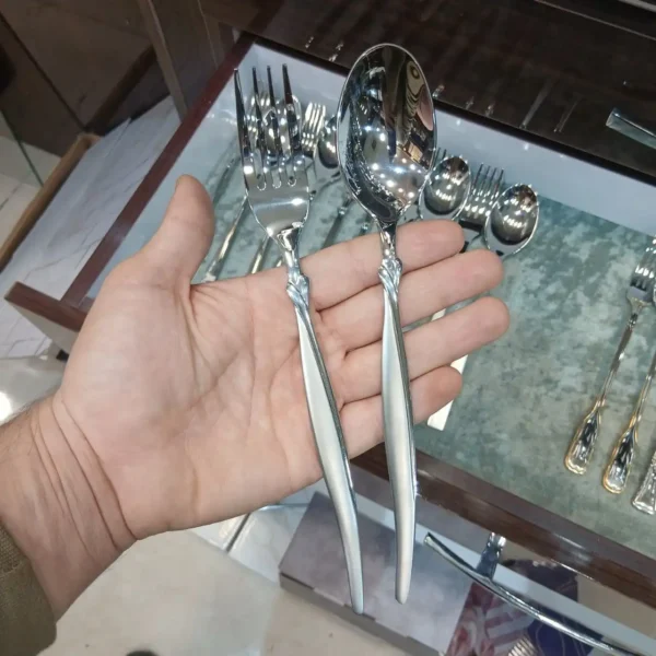 سرویس قاشق چنگال 18 نفره اس جی مدل 249s - Image 2