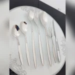 قاشق و چنگال غذاخوری 12 پارچه رولنزا مدل A44 - Image 5