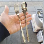 قاشق و چنگال غذاخوری 12 پارچه رولنزا مدل A48 - Image 3