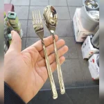 قاشق و چنگال غذاخوری 12 پارچه رولنزا مدل C36 - Image 2