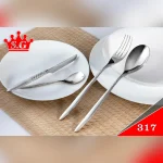 سرویس قاشق چنگال 40 پارچه 6 نفره اس جی مدل 317m - Image 4
