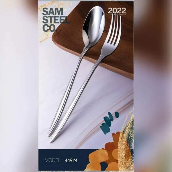 سرویس قاشق چنگال 30 نفره اس جی مدل 449m - Image 6