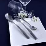 قاشق و چنگال غذاخوری 12 پارچه رولنزا مدل D56 - Image 10