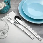 قاشق و چنگال غذاخوری 12 پارچه رولنزا مدل D59 - Image 3