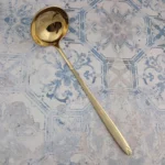 ملاقه سوپ مدل پرنس طلایی