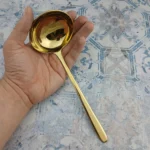 ملاقه سوپ متوسط وِسر مدل دونا طلایی - Image 5