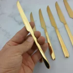 کارد تک میوه 6 پارچه یونیک مدل دونا طلایی - Image 2
