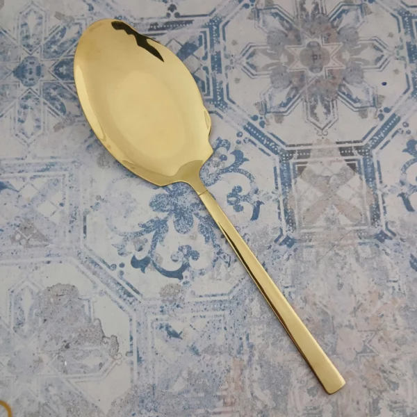 کفگیر برنج یونیک مدل شیکاگو طلایی - Image 3