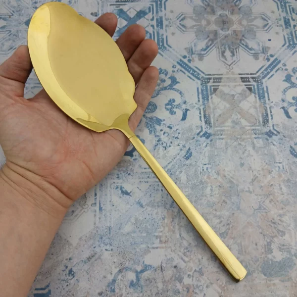 کفگیر برنج یونیک مدل شیکاگو طلایی - Image 4