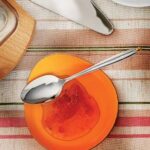 قاشق مربا خوری ناب استیل طرح پالرمو دور طلایی بسته 6 عددی - Image 5