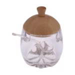 مربا خوری اکرولیک مدل نکتار درب چوبی کد 01 - Image 3