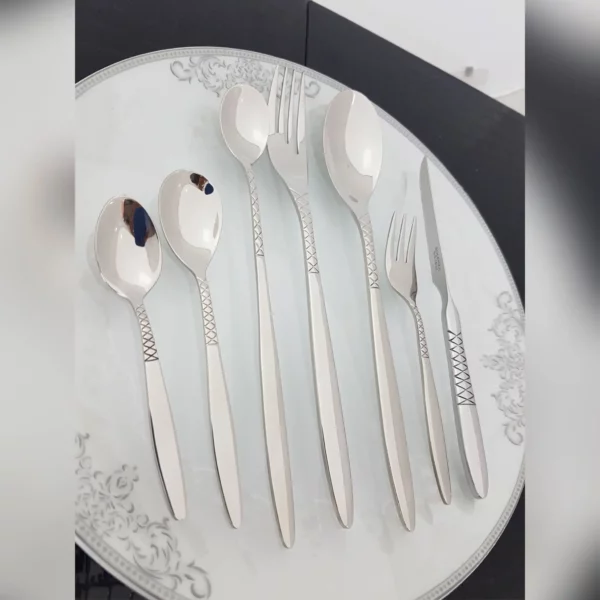 قاشق مربا 6 پارچه رولنزا مدل A44 - Image 2