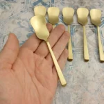 قاشق بستنی طلایی مات بسته 6 عددی - Image 4