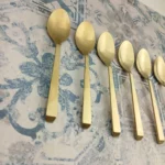 قاشق چای طلایی مات بسته 6 عددی - Image 4