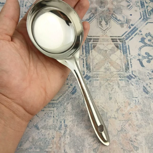 ملاقه خورش خوری استیل e13 - Image 4