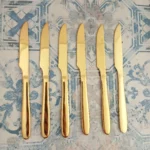 کارد میوه خوری 6 پارچه یونیک مدل دونا طلایی - Image 5