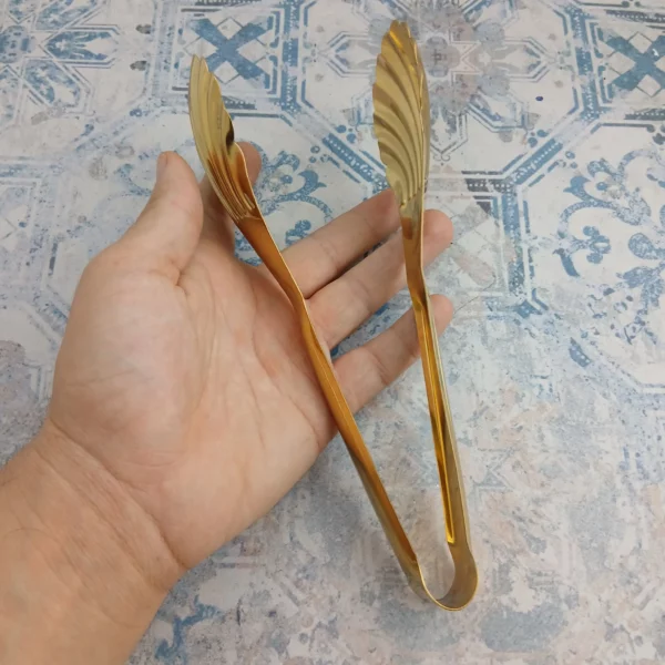 انبر سالاد مدل طلایی کد 055 - Image 4