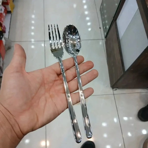 قاشق و چنگال غذاخوری 12 پارچه اس جی مدل 299m - Image 2